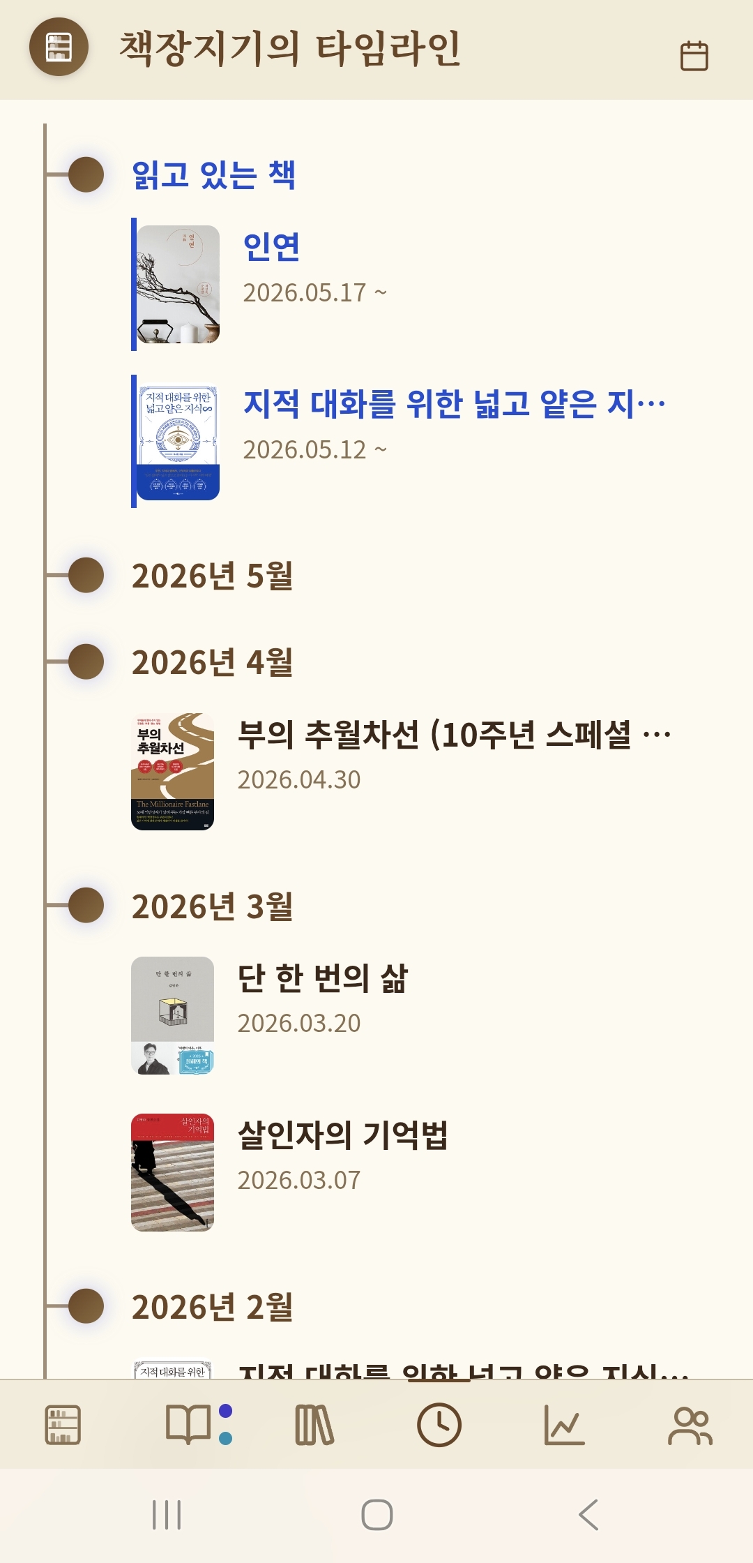 독서 타임라인